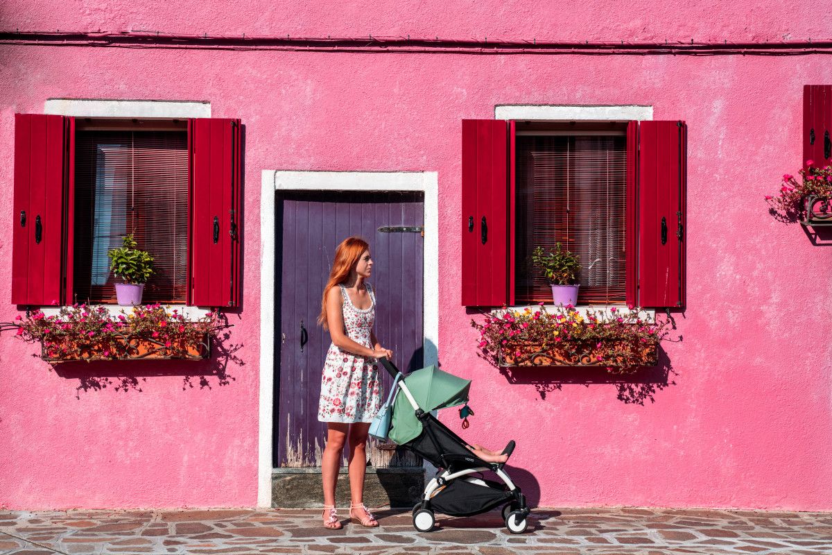 Stroller in Venice